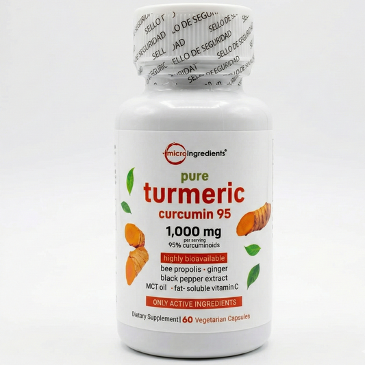 Complejo de Cúrcuma + Jengibre y Propóleo (Alta Biodisponibilidad)