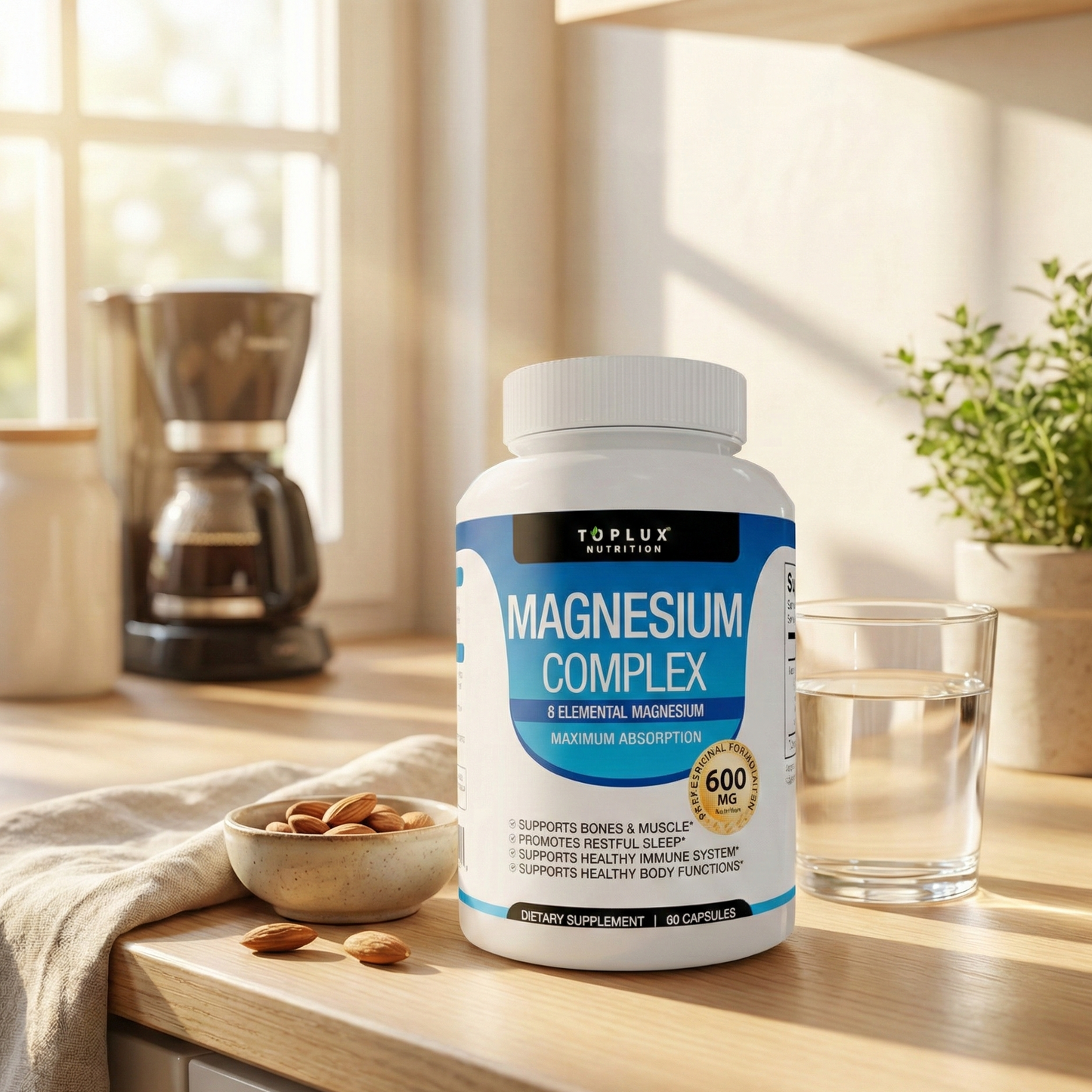 Complejo de Magnesio Premium - Sueño y Recuperación Muscular